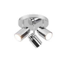 PLAFONNIER  ANGELO CHROME IP44  3 LUMIERES 