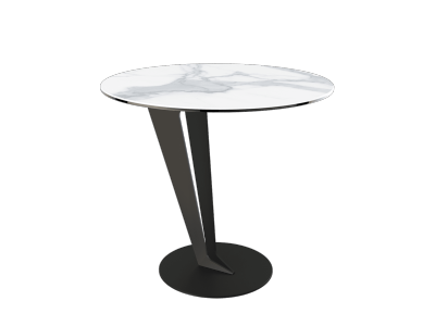 BOUT DE CANAPE ARTEMIS CERAMIQUE MARBE MAT HT.50