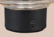 LAMPE DE TABLE RECHARGEABLE EARL AMBREE