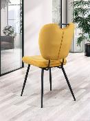 CHAISE NADEGE JAUNE MOUTARDE