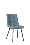 CHAISE OSLO MICROFIBRE BLEU PAON