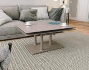 TABLE BASSE OPERA CERAMIQUE ARGILE
