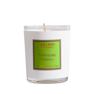 COLLINES DE PROVENCE BOUGIE PARFUMEE VERVEINE 75 GR