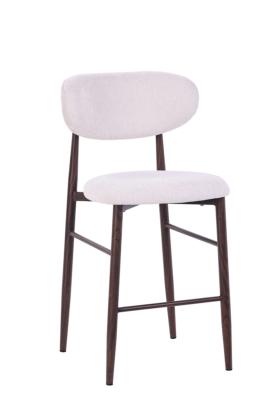 CHAISE HAUTE COOL IVOIRE BOIS FONCE