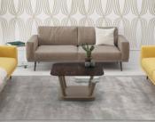 TABLE BASSE QUATTRO CERAMIQUE ACIER 