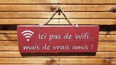 PANNEAU ICI PAS DE WIFI...
