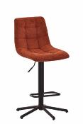 CHAISE DE BAR OSLO PIVOTANTE TERRACOTTA