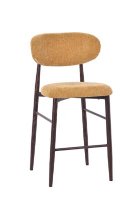 CHAISE HAUTE COOL JAUNE BOIS FONCE