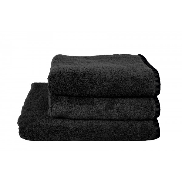 SERVIETTE DE TOILETTE  50X100 NOIRE ISSEY