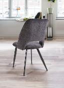 CHAISE ROSA GRIS ANTHRACITE