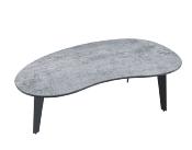TABLE BASSE SILVERSTONE CERAMIQUE SILVER PIEDS PLEINS 