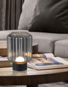LAMPE DE TABLE RECHARGEABLE LORD FUMEE