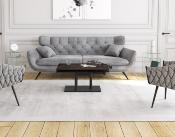 TABLE BASSE OPERA CERAMIQUE ACIER
