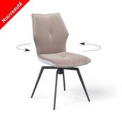 CHAISE PALOMA AVEC ACCOUDOIRS  BEIGE SABLE 