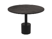 BOUT DE CANAPE  MONOLITH  CERAMIQUE ACIER  DIAM.55 HAUT.40cm