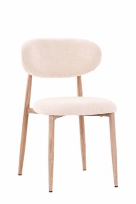 CHAISE COOL IVOIRE PIEDS CLAIRS