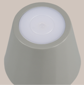LAMPE DE TABLE RECHARGEABLE DIAZ GRISE