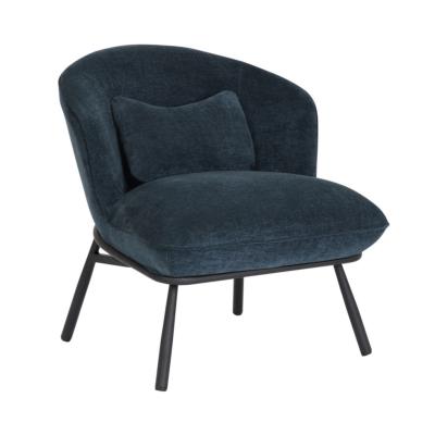 FAUTEUIL BRYNE BLEU PETROLE