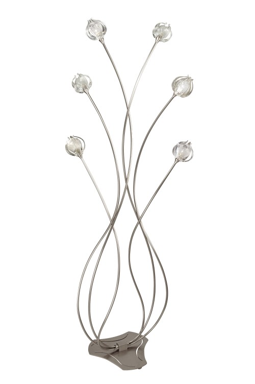 CVL LAMPADAIRE GAIA 6L NICKEL MAT 