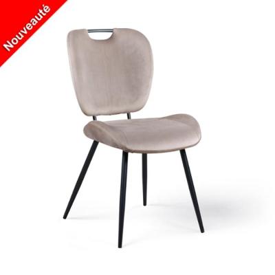 CHAISE NADEGE BEIGE HAVANE 