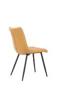 CHAISE OSLO MICROFIBRE JAUNE SAFRAN