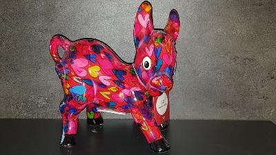 POMME PIDOU ANE IGGY ROUGE PM MOTIF COEURS
