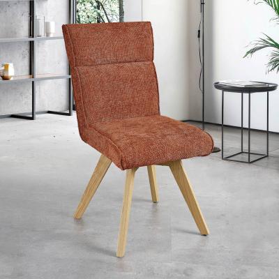 CHAISE ARTHEMIS CUIVRE PIEDS BOIS