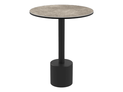 BOUT DE CANAPE  MONOLITH  CERAMIQUE ARGILE  DIAM.40cm HAUT.50cm