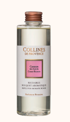 COLLINES DE PROVENCE RECHARGE  BOUQUET  PARFUME CERISIER EN FLEURS 