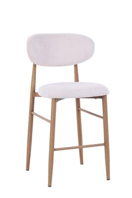 CHAISE HAUTE COOL IVOIRE BOIS MIEL