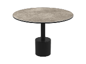 BOUT DE CANAPE  MONOLITH  CERAMIQUE ARGILE  DIAM.55cm  HAUT.40cm