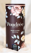 POUDREE BOUGIE EN PERLES DE CIRE JARDIN ROUGE 500gr