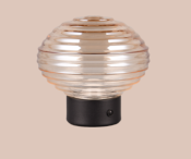 LAMPE DE TABLE RECHARGEABLE EARL AMBREE