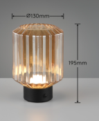 LAMPE DE TABLE RECHARGEABLE LORD AMBREE