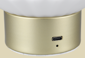 LAMPE DE TABLE RECHARGEABLE LORD BLANCHE 