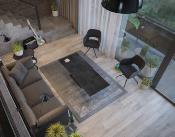 TABLE BASSE OPERA CERAMIQUE TITANE