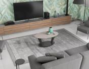 TABLE BASSE OVALIA CERAMIQUE ARGILE