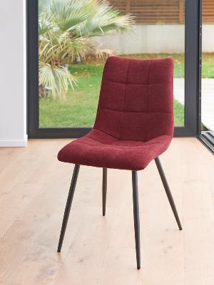 CHAISE ANGELE ROUGE RUBIS
