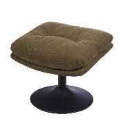 Repose-Pieds Marjorie - Tissu Kaki & Pied Noir