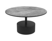 TABLE BASSE MONOLITH CERAMIQUE SILVER