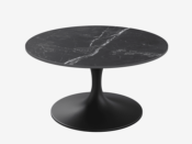 TABLE BASSE DIABOLO CERAMIQUE MARBRE MARQUINA