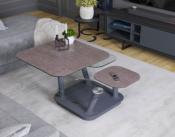 TABLE BASSE QUATTRO CERAMIQUE ARGILE