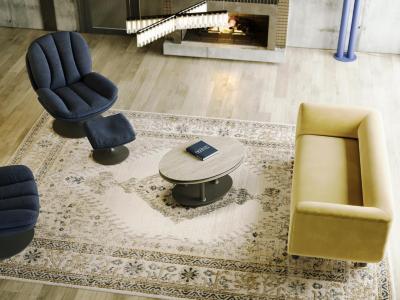 TABLE BASSE ALBA CERAMIQUE TRAVERTIN