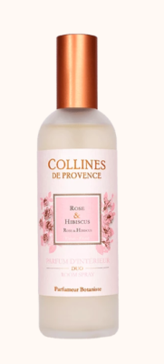 COLLINES DE PROVENCE PARFUM INTERIEUR 100ML ROSE ET IBISCUS 