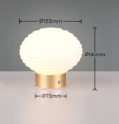 LAMPE DE TABLE RECHARGEABLE EARL BLANCHE