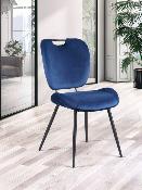 CHAISE NADEGE BLEU COBALT