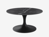 TABLE BASSE DIABOLO CERAMIQUE MARBRE MARQUINA