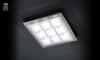 GROSSMANN PLAFONNIER DOMINO LED 9L ACIER MAT 