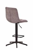CHAISE DE BAR OSLO PIVOTANTE GRIS