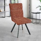 CHAISE ARTHEMIS CUIVRE PIEDS METAL